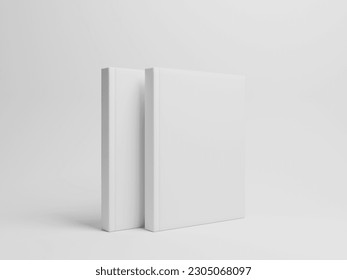 Book mockup template solid color