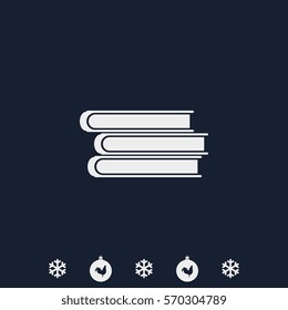 Book Stack Icon.