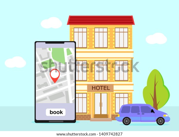 Booking hotel,
room, appartment reservation and search reservation for holiday
concept,  it can be used for landing page, template, ui, web,
mobile app, poster, banner,
flyer