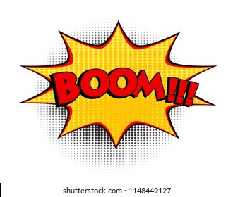 Boom Comic Word Pop Art Retro Stock Illustration 1148449127 | Shutterstock