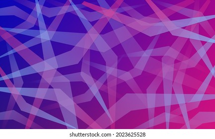 Boomerang Stacked On Top Of Each Other On Blue And Pink Background