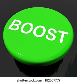 Boost Button Showing Promote Increase Encourage