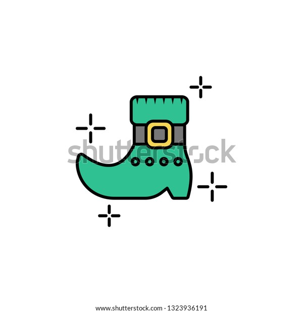 Boot, belt, green icon.\
Element of color St Patricks day icon. Premium quality graphic\
design icon. Signs and symbols collection icon for websites, web\
design, mobile app