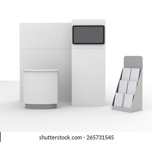 Download Kiosk Mock Up High Res Stock Images Shutterstock