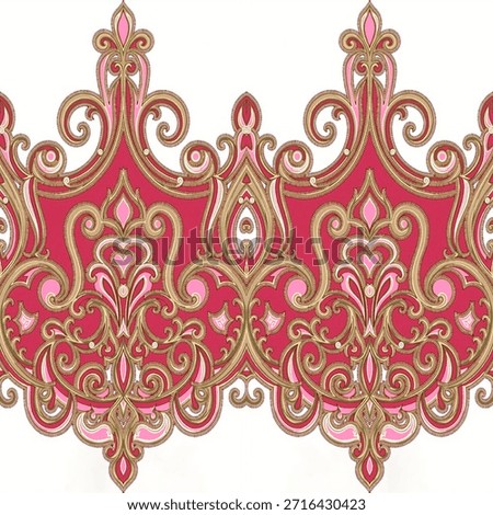border design element for print