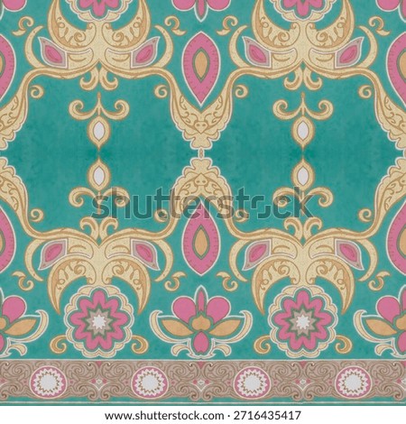 border design element for print