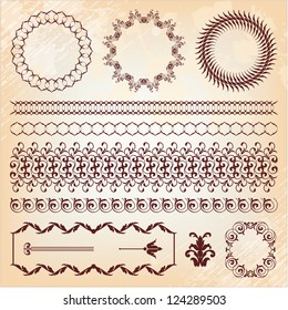 border wedding pattern collection