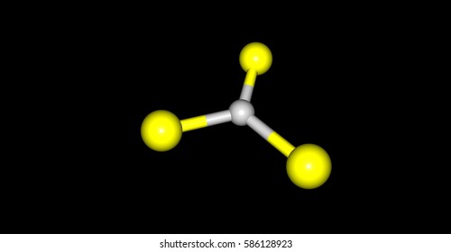 Boron Tribromide Or BBr3 Is A Colorless, Fuming Liquid Compound Containing Boron And Bromine. It Is Decomposed By Water And Alcohols. 3d Illustration