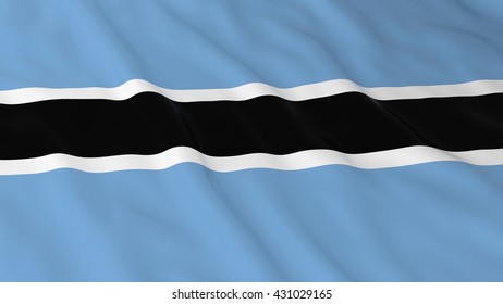 Botswanan Flag Hd Background Flag Botswana Stock Illustration 431029165 ...