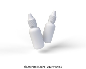 Bottle Eye Dropper - Bottle Eye Dropper Mockup - 3d Rendering