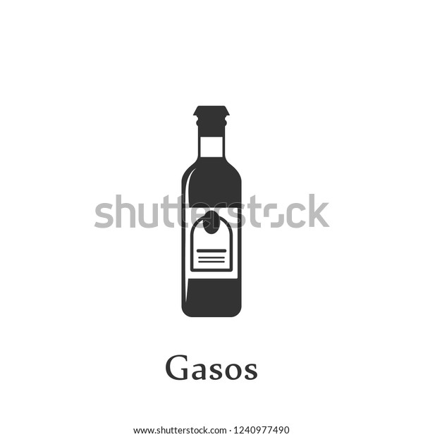 A bottle of gasos icon. Element of drink icon for\
mobile concept and web apps. Detailed A bottle of gasos icon can be\
used for web and\
mobile