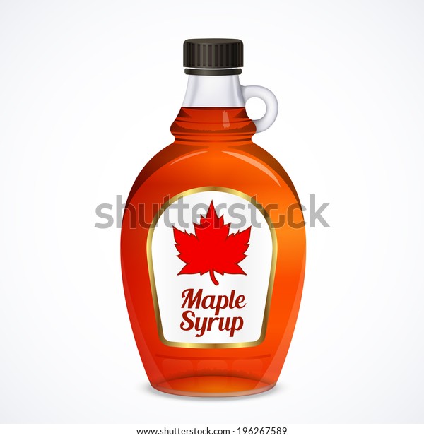 Download Bottle Maple Syrup Label Red Maple Stock Illustration 196267589 Yellowimages Mockups