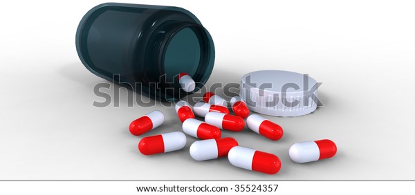 Download Bottle Red Yellow Pills Stock Illustration 35524357 Yellowimages Mockups