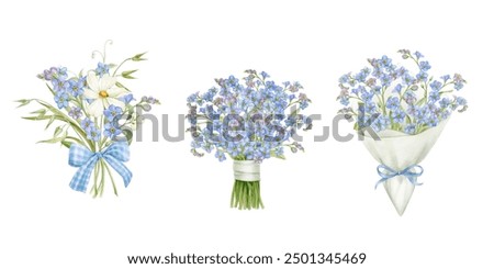 Similar – Image, Stock Photo pink forget-me-not flower