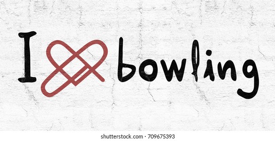 Bowling Love Icon