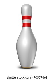 Bowling Pin Single Isolated Stock Illustration 70507669 | Shutterstock