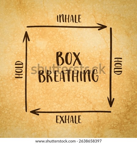 Box or square breathing - a simple but powerful breathwork technique that involves four equal parts: inhale, hold, exhale, hold.