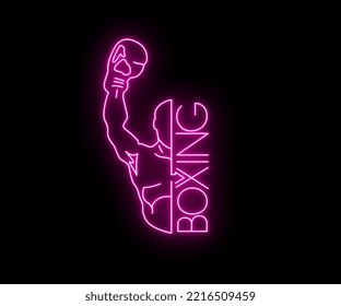 Boxing Club In Neon Light