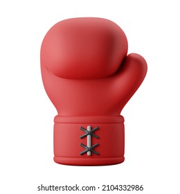 boxing glove strength symbol 3d illustration 3d icon training equipment fitness theme isolated - Powered by Shutterstock