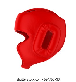 Boxing Headgear Isolated. 3D Rendering