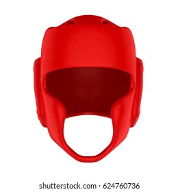 Boxing Headgear Isolated. 3D Rendering