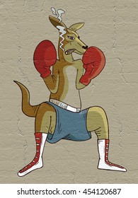 Boxing Kangaroo