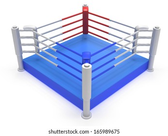 Boxing Ring High Resolution 3d Render Stock Illustration 165989675 ...