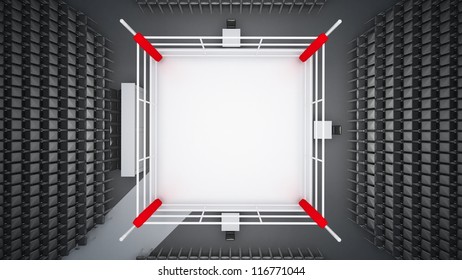 Boxing ring render