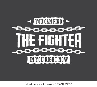 Boxing slogan with motivation. Illustration

 - Powered by Shutterstock