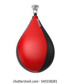 Boxing Speed Ball. 3D Rendering