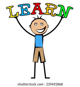 Boy Learning Meaning Development University And Educate