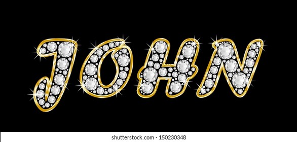 Name Patsy Made Shiny Diamonds Style Stock Illustration 151742231 ...