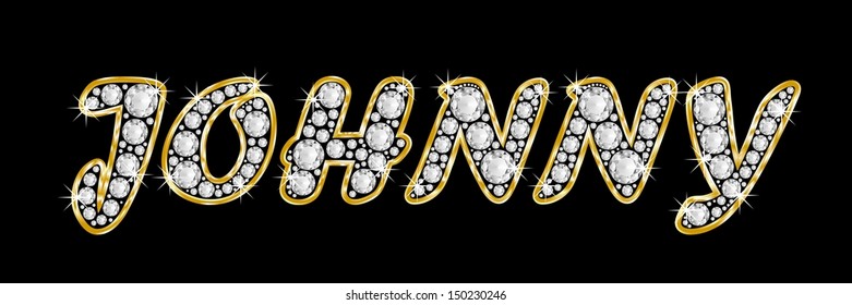 Boy Male Name Johnny Made Shiny Stock Illustration 150230246 | Shutterstock