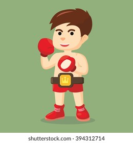 Boy Playing Boxing Stock Illustration 394312714 | Shutterstock