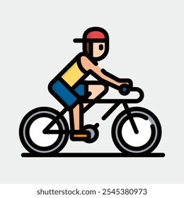 a boy riding a bicycle - Powered by Shutterstock