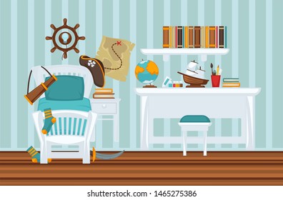 Pirate Bedroom Images Stock Photos Vectors Shutterstock