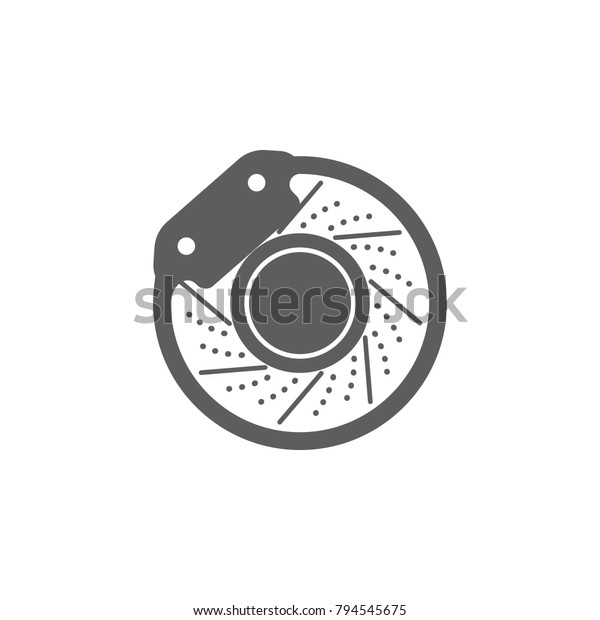 brake disc icon. Elements of car repair icon.\
Premium quality graphic design. Signs, outline symbols collection\
icon for websites, web design, mobile app, info graphic on white\
background