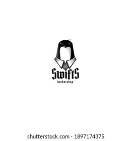 Brand block, illustration. Barbershop, swifts. - Powered by Shutterstock