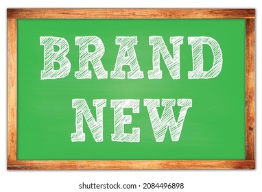 BRAND NEW Written On Green Wooden Frame School Blackboard