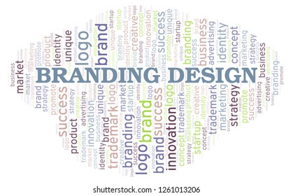 Branding Design Word Cloud Stock Illustration 1261013206 | Shutterstock