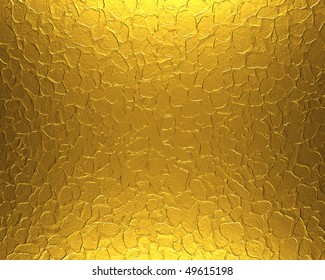 Brass Yellow Metal Plate Background Texture