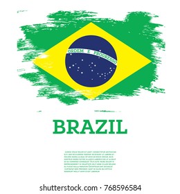 Brazil Flag Brush Stroke Images Stock Photos Vectors Shutterstock