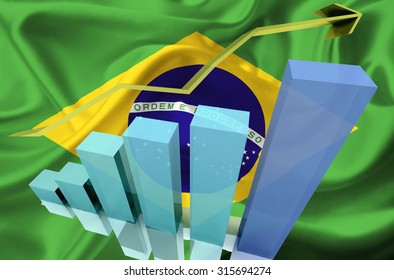 Brazil Stock Markets Go Down Drop Stock Illustration 315694331 ...