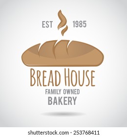 Bread house creative, modern design.