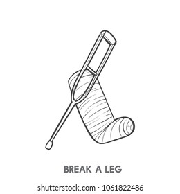 keep calm and break a leg