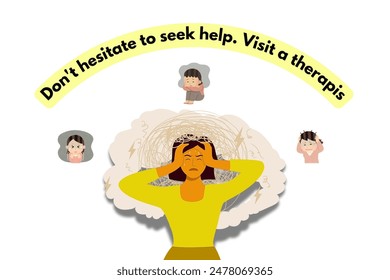 Break the Stigma, Prioritize Mental Health Support, don’t hesitate to seek help - Powered by Shutterstock