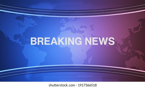 Breaking News Broadcast Design Animation Backdrop Stock Footage Video ...