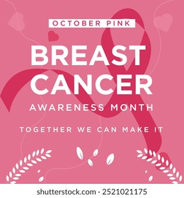 breast cancer awareness  october flyer design - Powered by Shutterstock