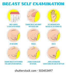 Breast Self Exam Images Stock Photos Vectors Shutterstock