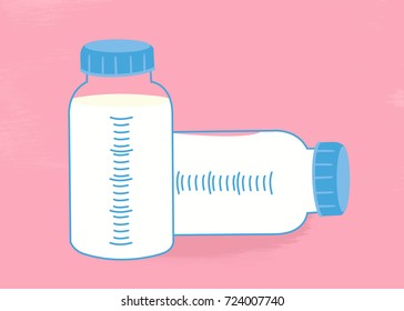 Breastmilk In Plastic Containers  